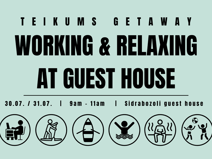 Teikums Getaway // Working & Relaxing at Guest house