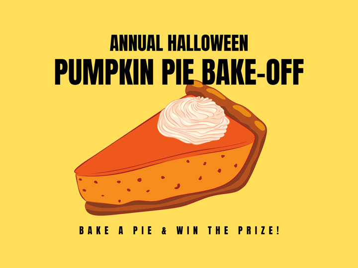 Annual Pumpkin Pie Bake-Off