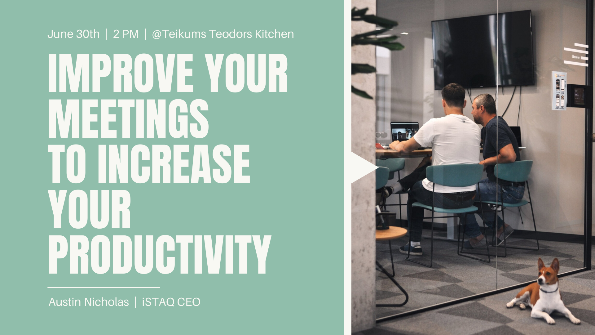 Improve Meetings to Increase Productivity // Austin Nicholas