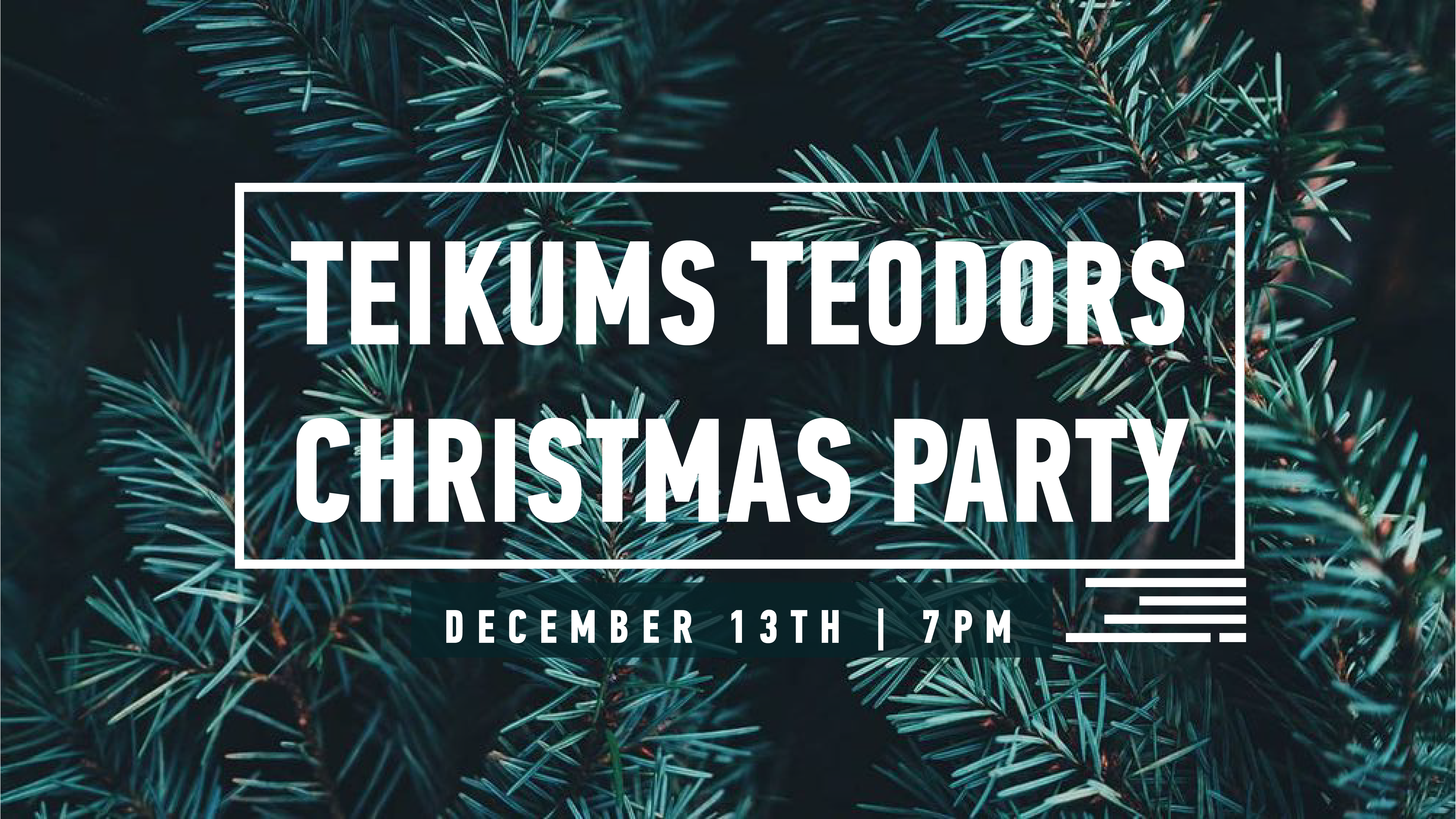 Teikums Teodors Christmas party